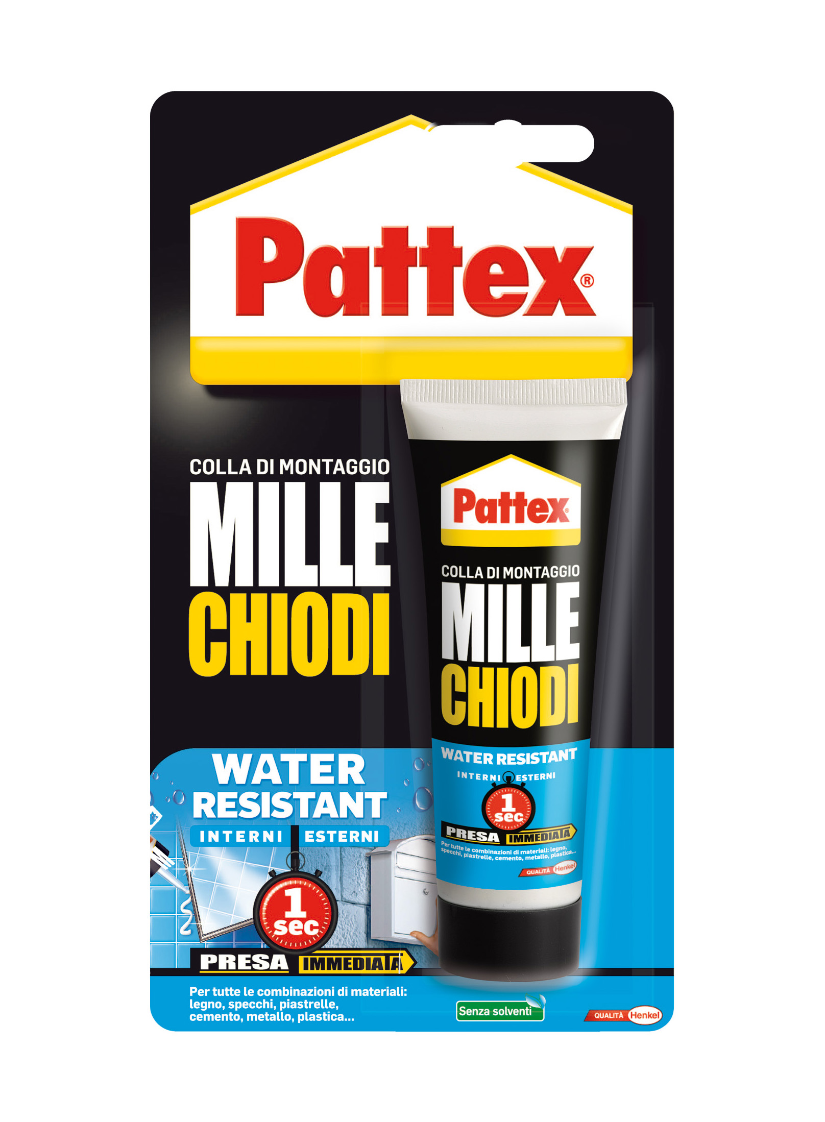 Pattex - millechiodi water resistant bianco 100 g