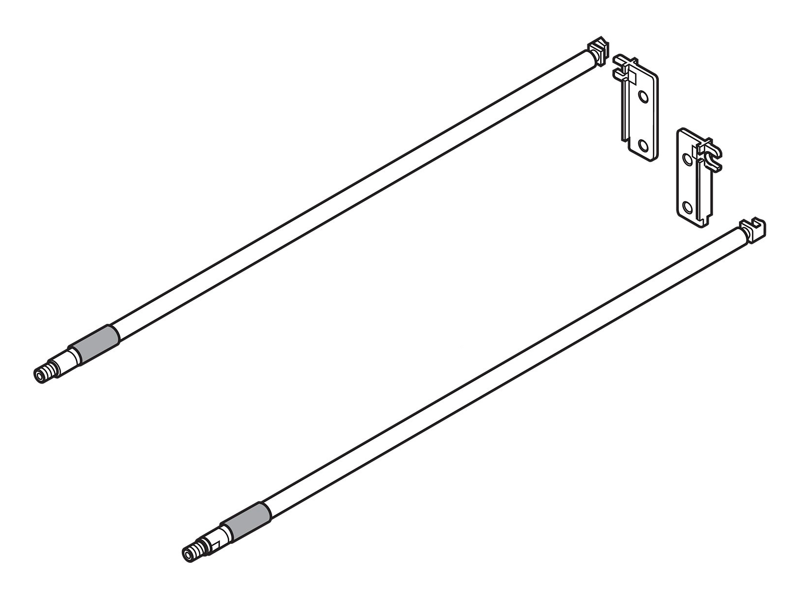 Ringhierina regolabile per lunghezza 500mm