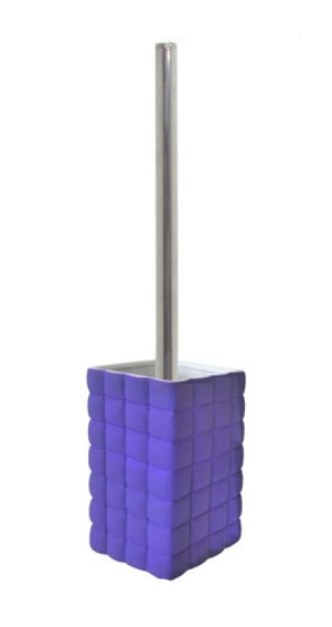 Portascopino appoggio viola cube