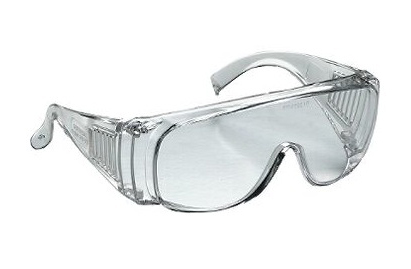 Occhiale protettivo in policarbonato trasparente