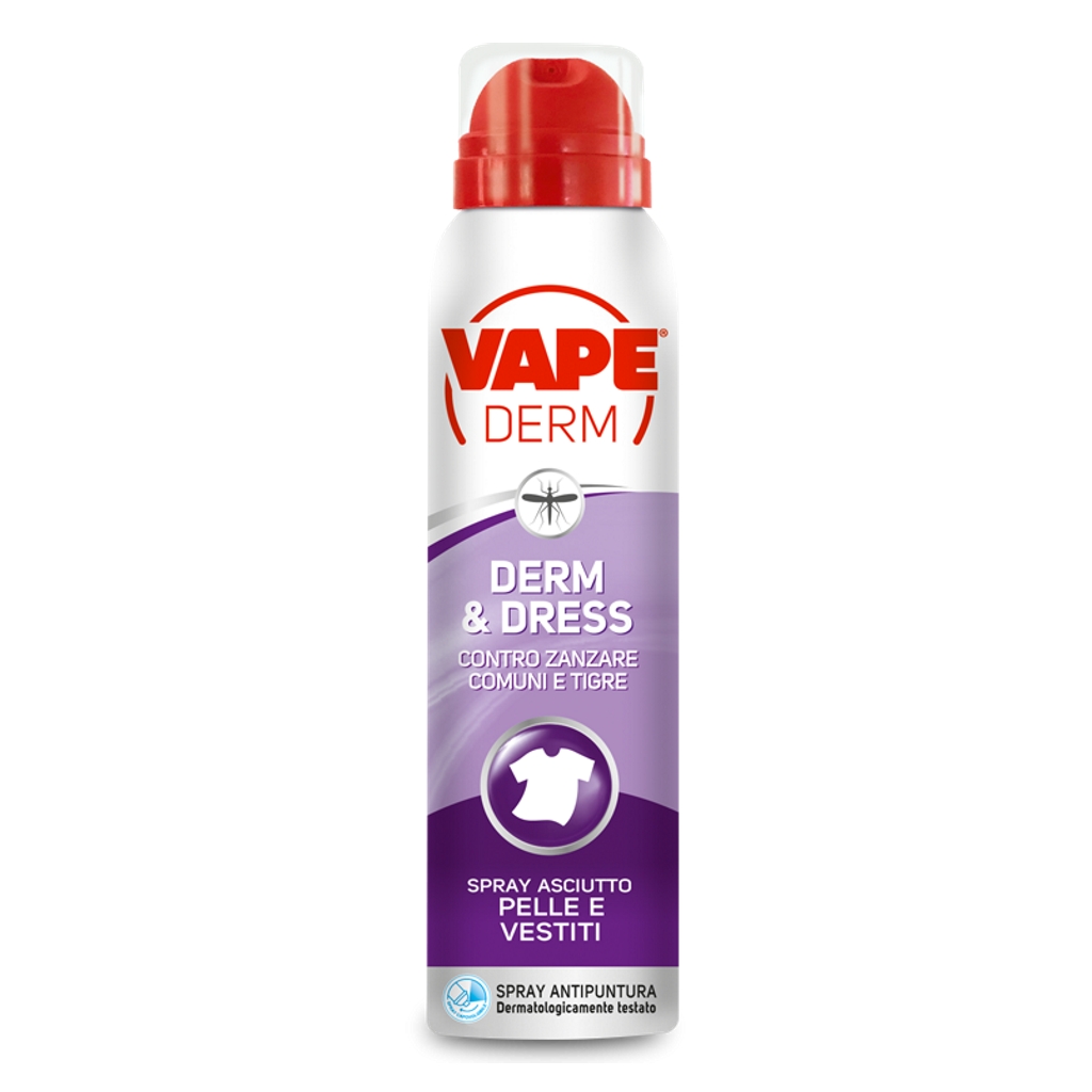 Spray antizanzare derm&dress 150 ml vape