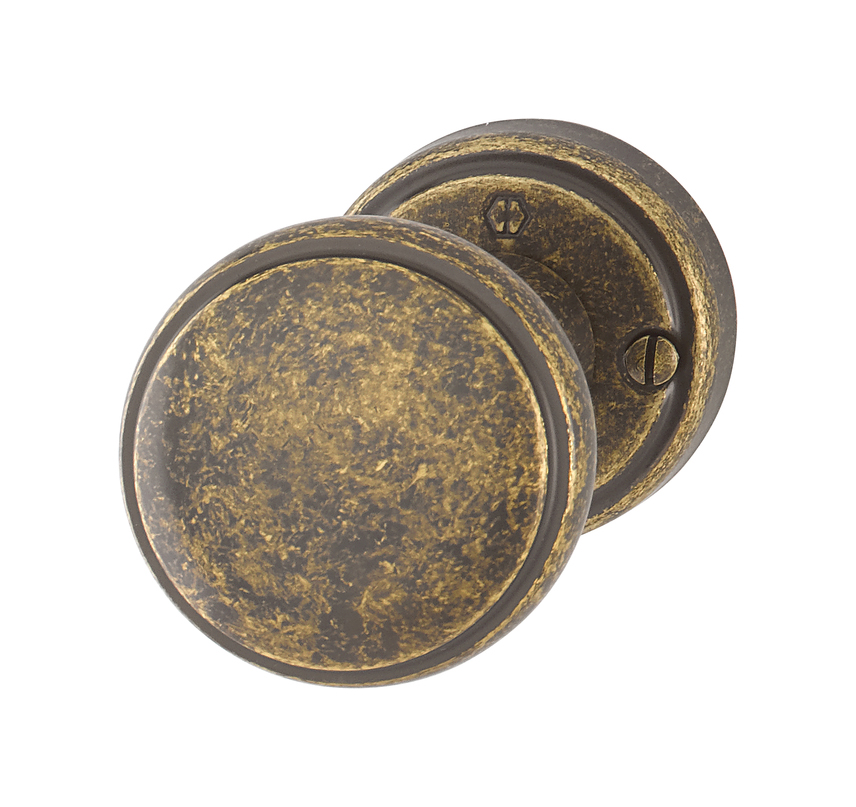 Pomolo fisso d. 57 bronzato antiqua (f55)