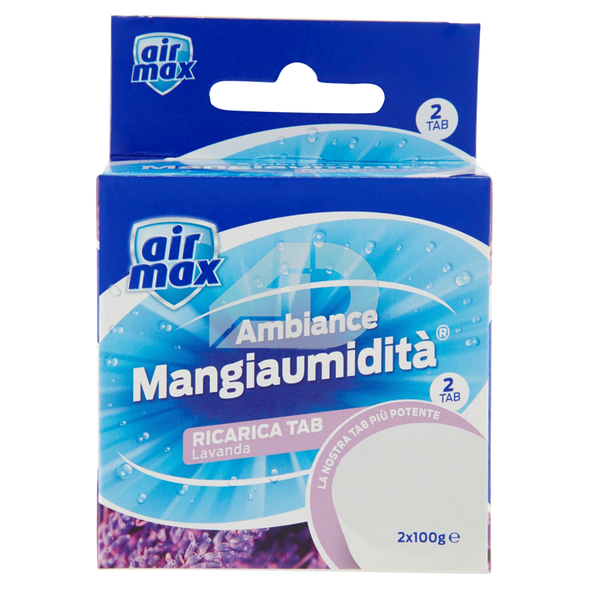 Ricarica Mangiaumidità Air Max D0302 profumo lavanda 100 grammi (2 pezzi)