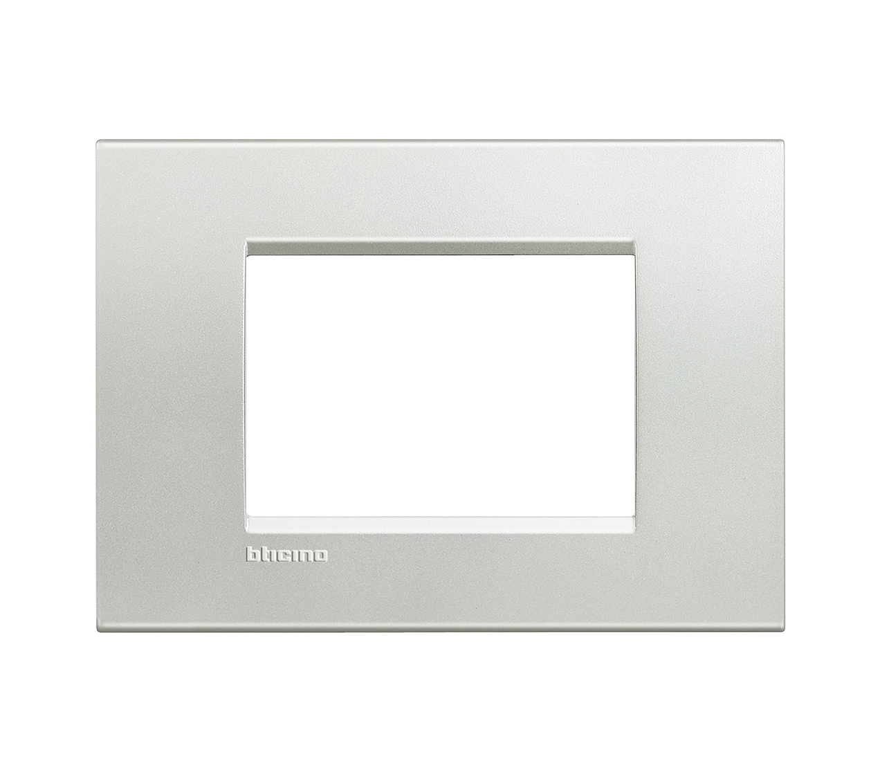 Ll - placca 3p 120x86 mm colore argento