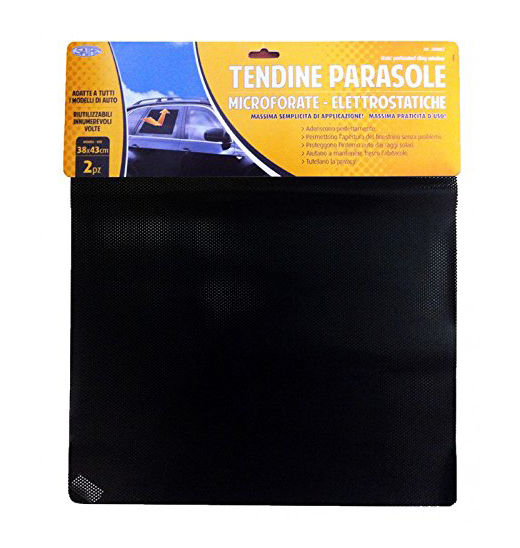 Tendine microfor/elettrost.38x43cm nero