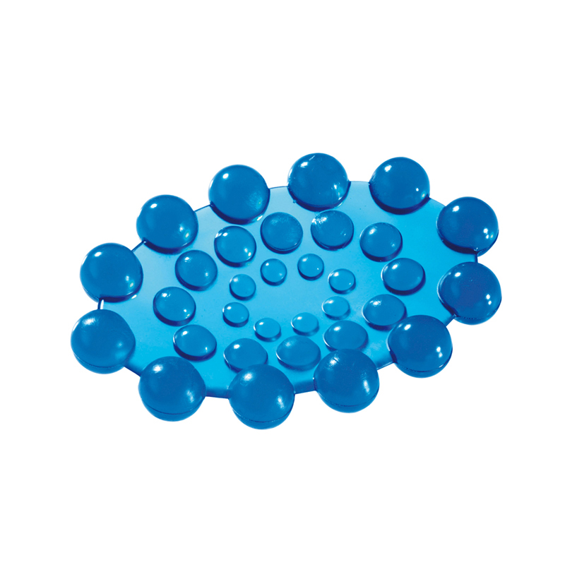 Portasapone in pvc mod. spot 12,7x8,7x1,6 cm azzurro gedy