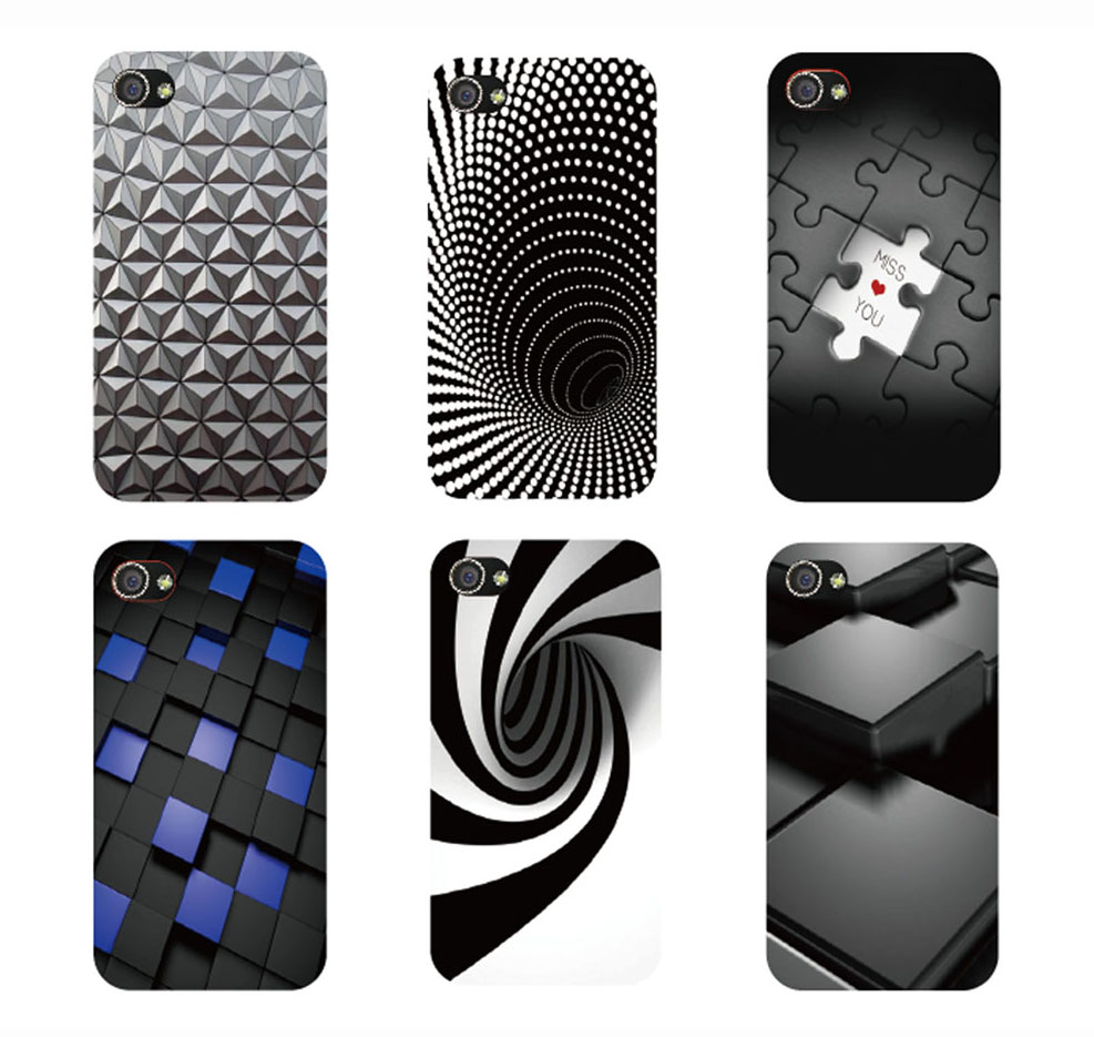 Cover compatibile iphone 5 3d (6 ass.)