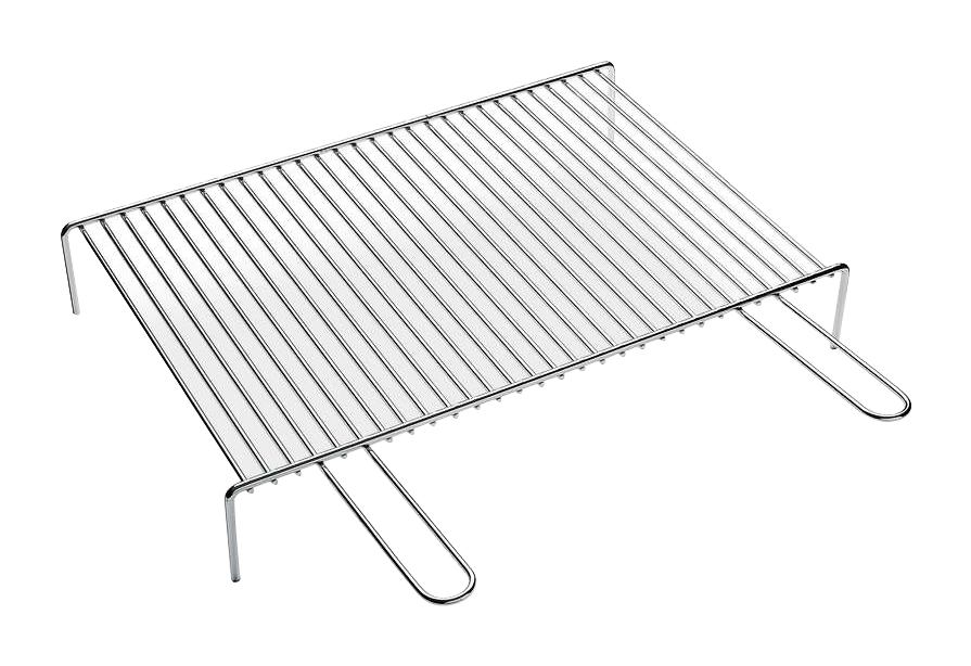 Griglia barbecue 35x50x10cm rihiudibile con piedini in metallo