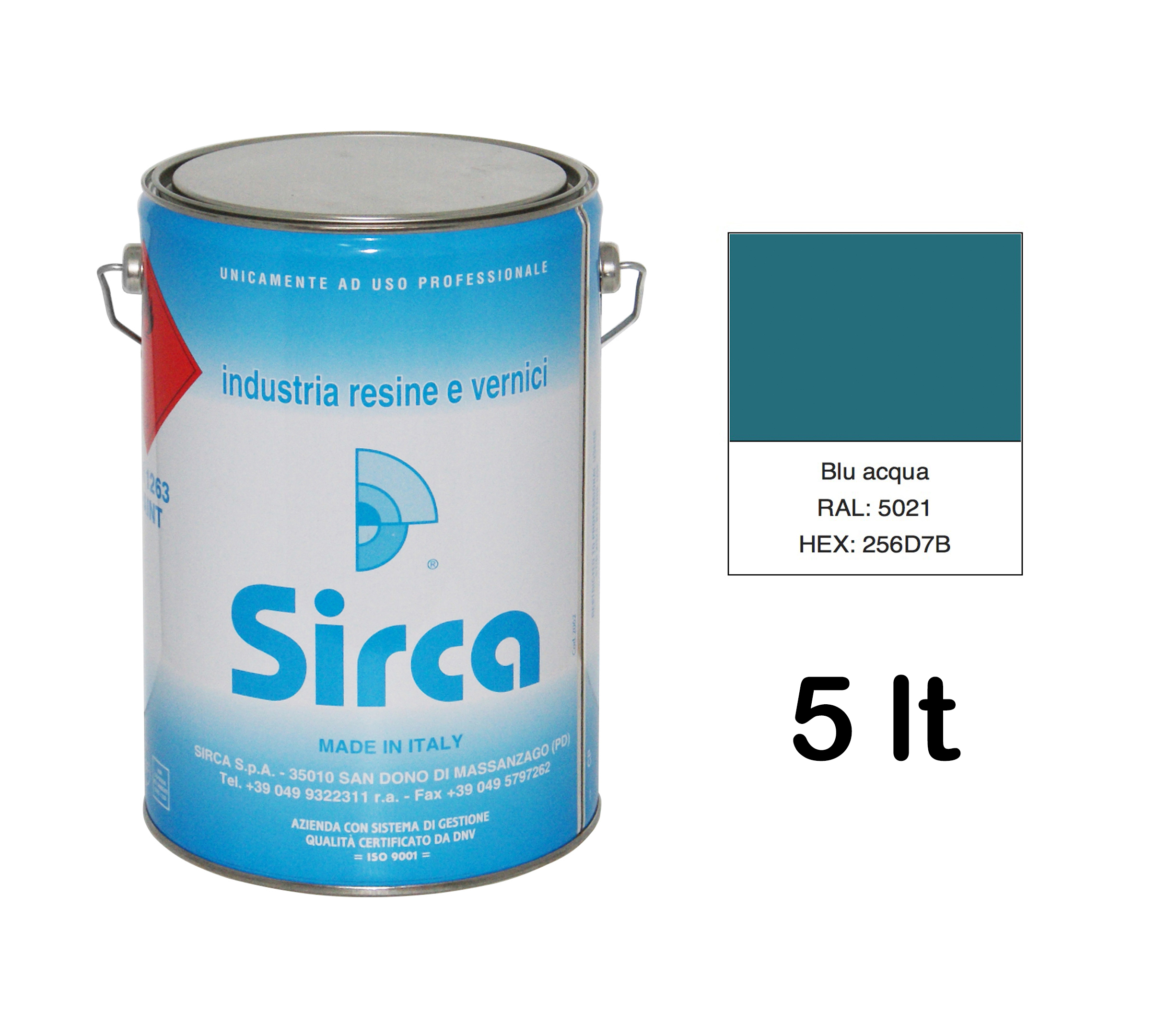 Smalto all'acqua altacopertura Vernice opaca 192 colori RAL ferro legno  500ml