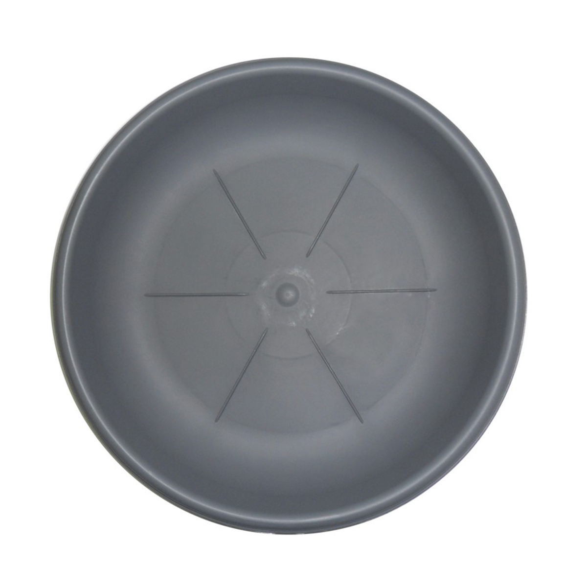 Sottovaso rotondo Bama diametro 22 cm colore grigio