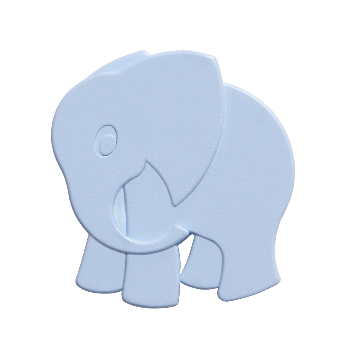 Pomolo elefante plastica 52x55 mm celeste