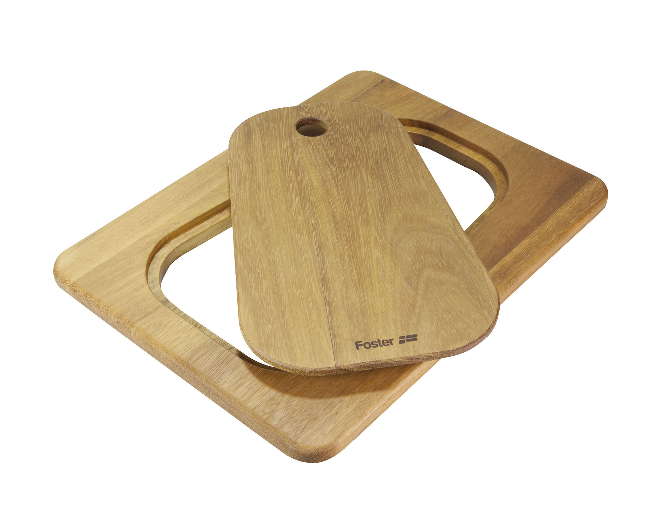 Tagliere twin legno iroko 32x43 cm - mod. l1
