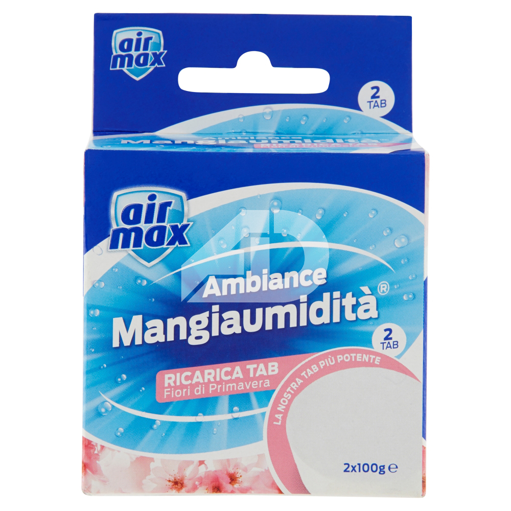 Ricarica Mangiaumidità Air Max D0303 profumo fiori di primavera 100 grammi (2 pezzi)