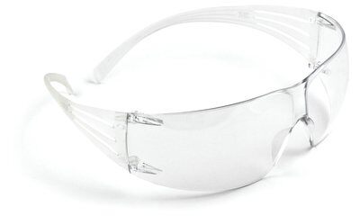 Occhiali protettivi con lenti trasparenti 3m sf201as