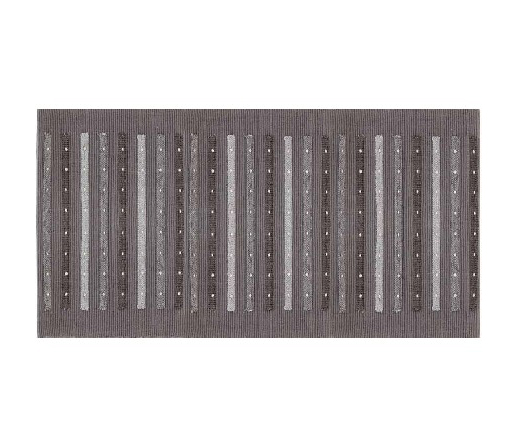 Tappeto cotone serie duna 50 x 90 cm grigio