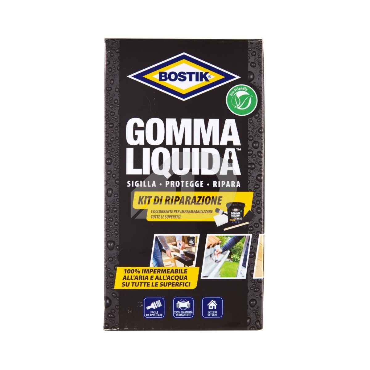 Gomma liquida Bostik 0,75 litri kit di riparazione D2072