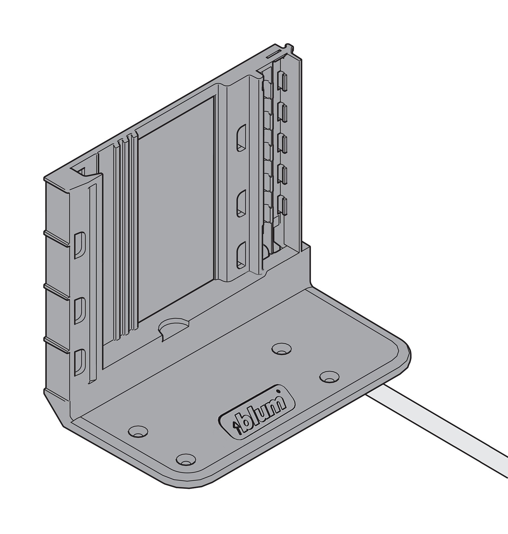 Supporto a squadra a scomparto doppio servo-drive