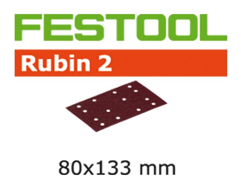 Foglio abrasivo rubin 2 p100 80x133 mm (10 pz)