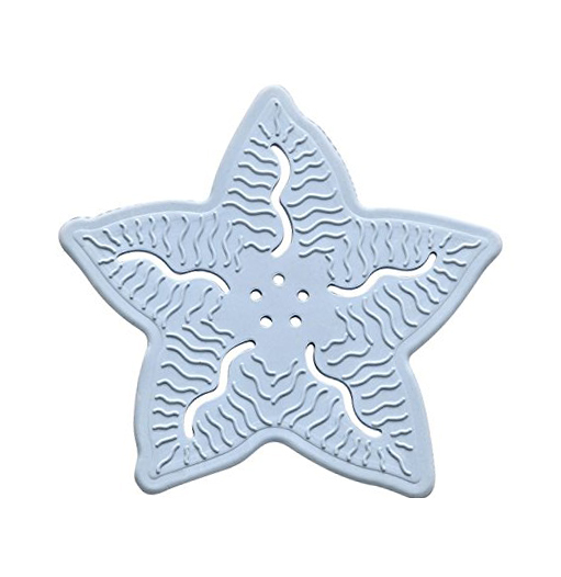 Set formine antiscivolo 5 pezzi bianco stella