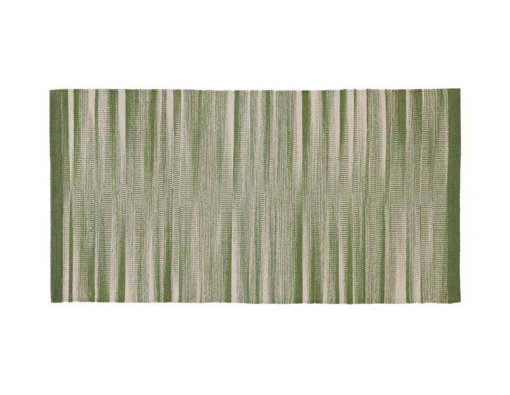 Tappeto cotone serie runner 60 x 120 cm verde