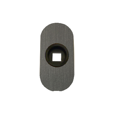 Rosetta ovale olivari 1110z 60x30 mm con molla superinox satinato per porte da interni 
