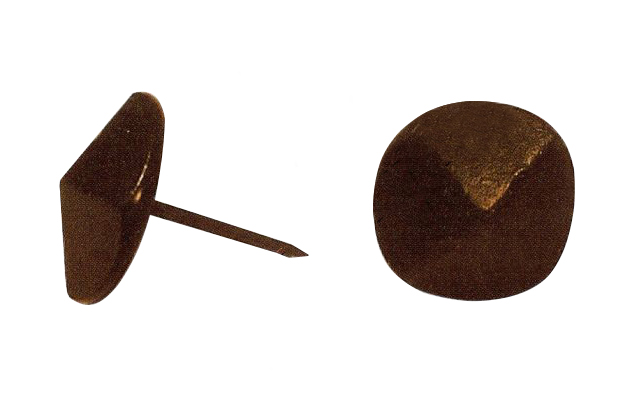 Borchia con chiodo ferro d. 25 mm ruggine