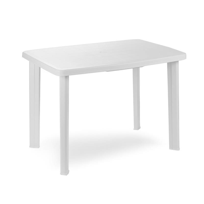 Tavolo da giardino componibile Faretto 101x68x72 cm bianco