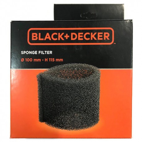 Filtro in spugna Black + Decker 41834 per aspiratori solidi e liquidi (5 pezzi)