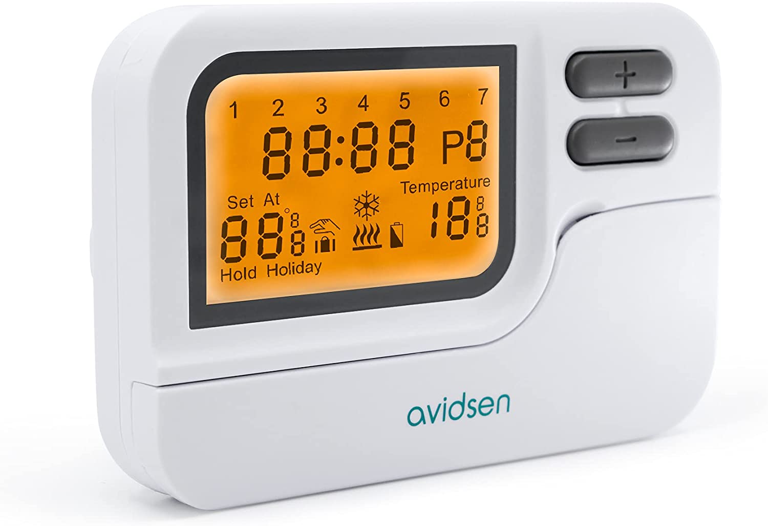Crono termostato digitale programmabile Avidsen 103953 bianco