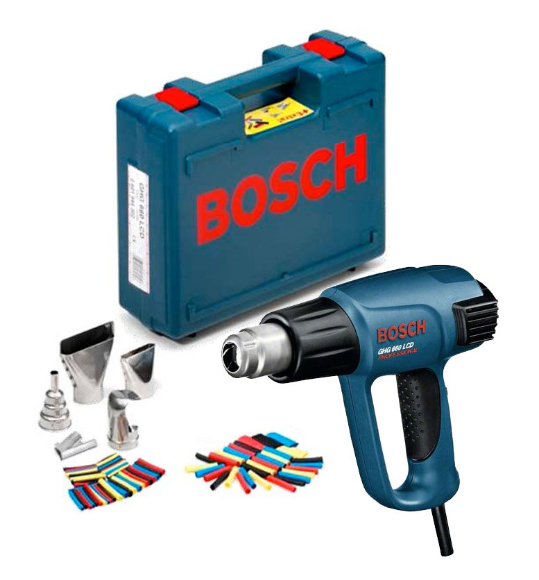 Termosoffiatore Bosch Professional GHG 660 LCD 2300W 50-660°C con accessori