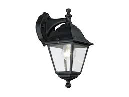 Lampada lanterna da esterno up Eglo in alluminio nero