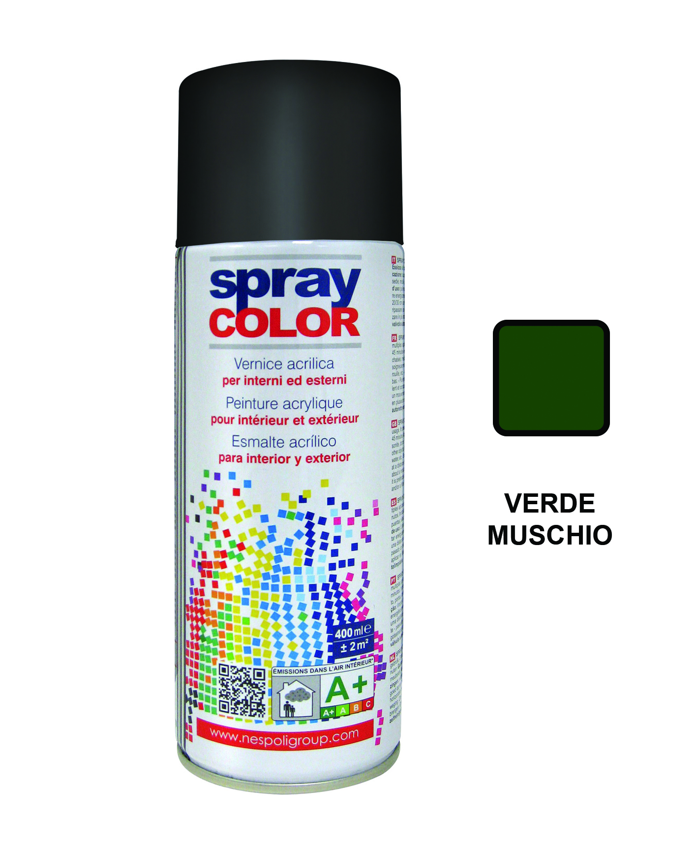 Spraycolor verde muschio 6005 400ml
