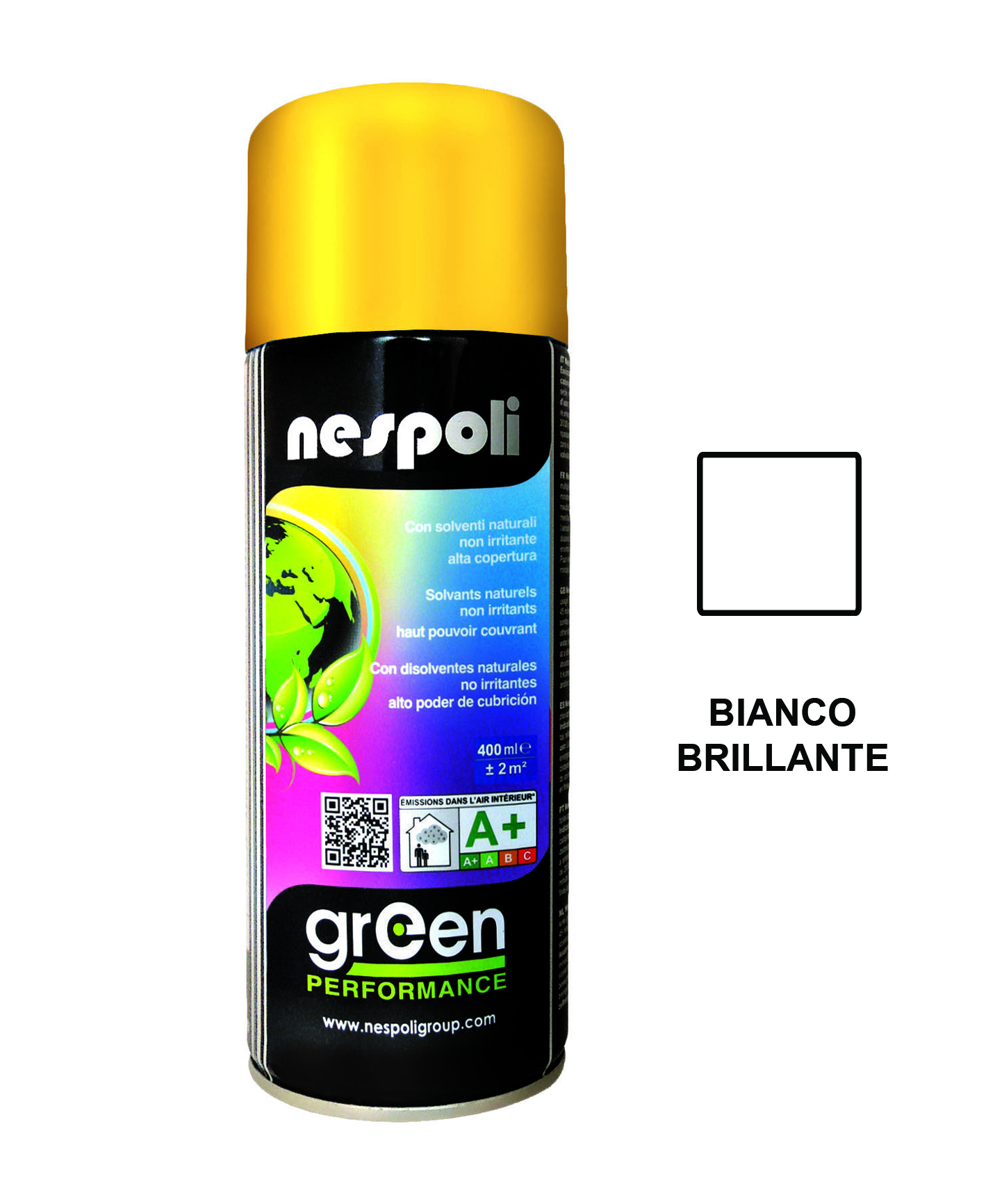 Nesp.green perf.bianco lucido 9010 400ml