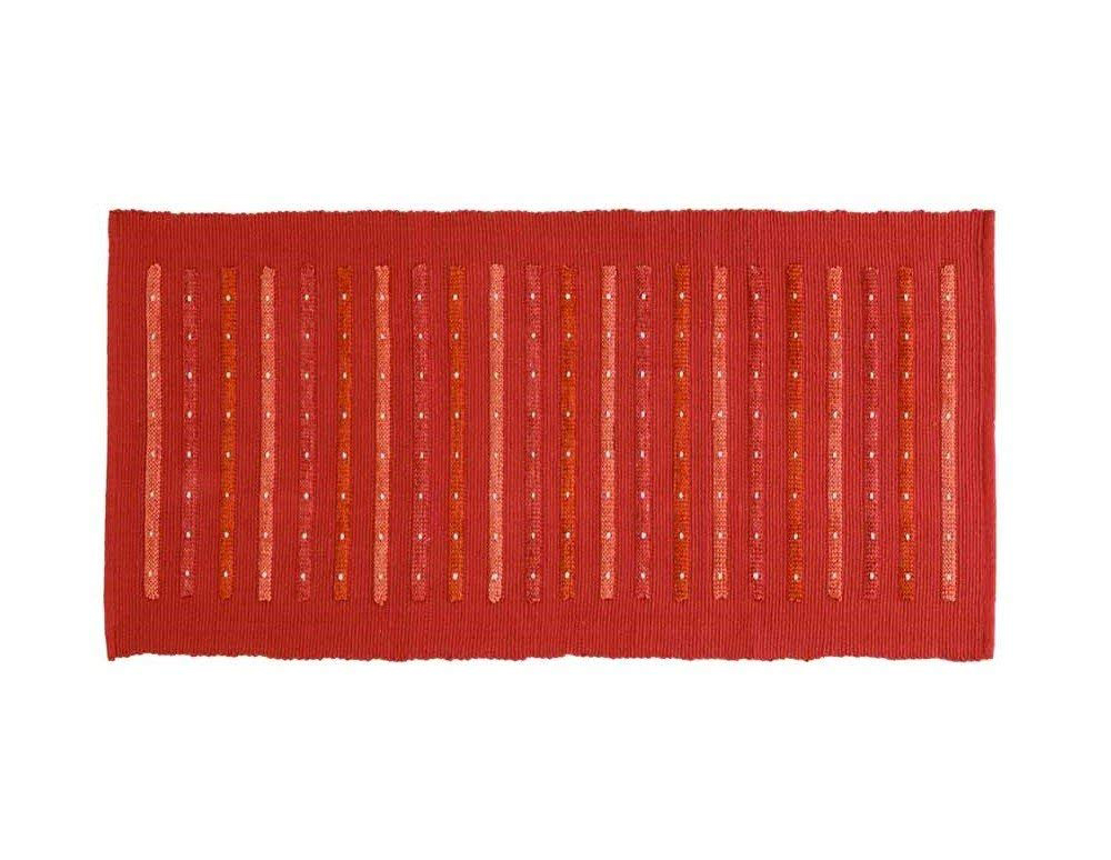 Tappeto cotone serie duna 50 x 90 cm ruggine