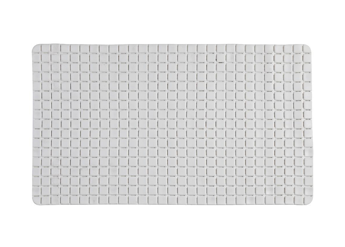 Tapp antiscivolo in pvc 40 x 70 cm mosaico bianco