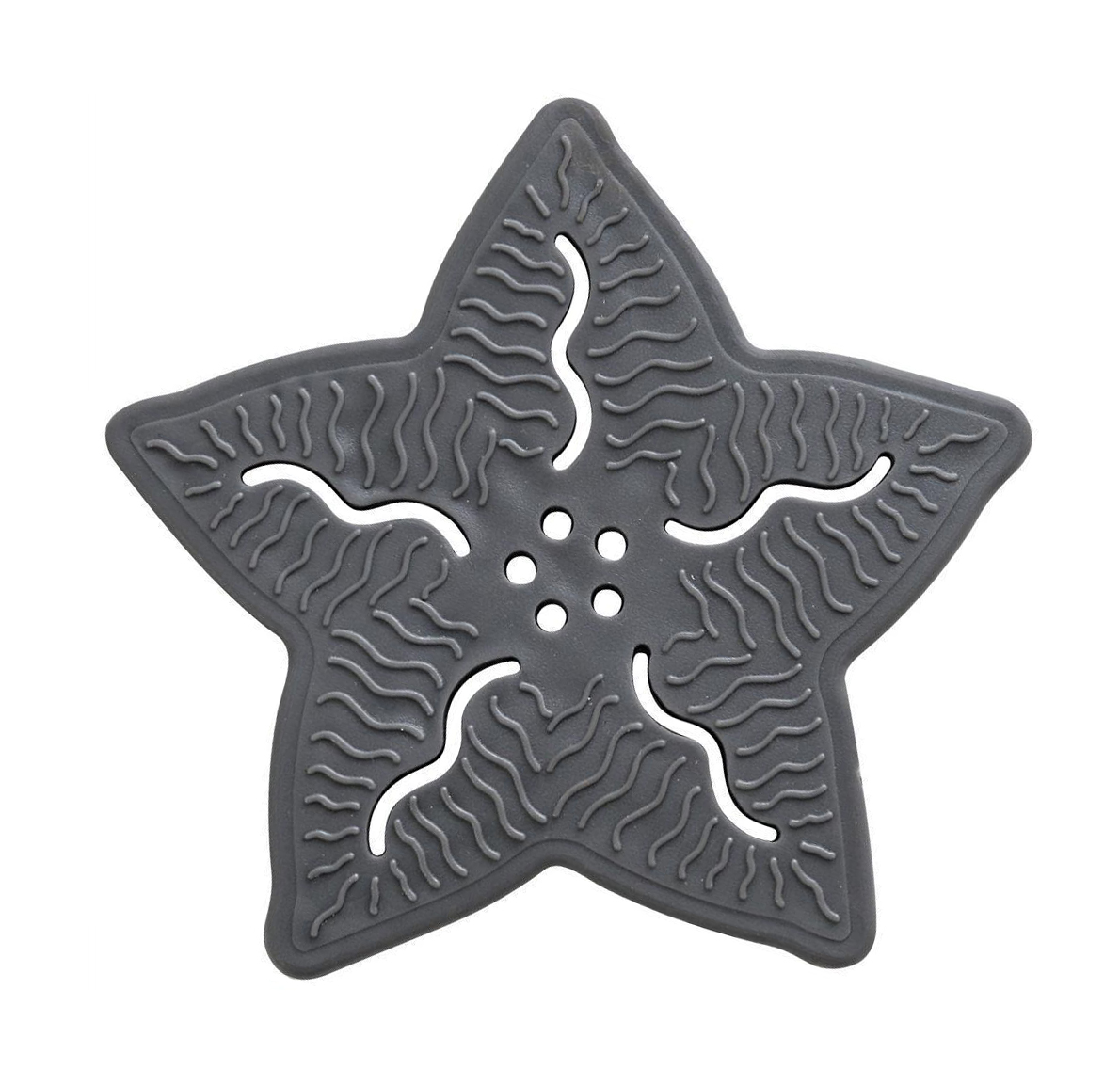 Set formine antiscivolo 5 pezzi grigio stella