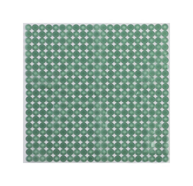 Tapp antiscivolo in pvc 54 x 54 cm mosaico verde