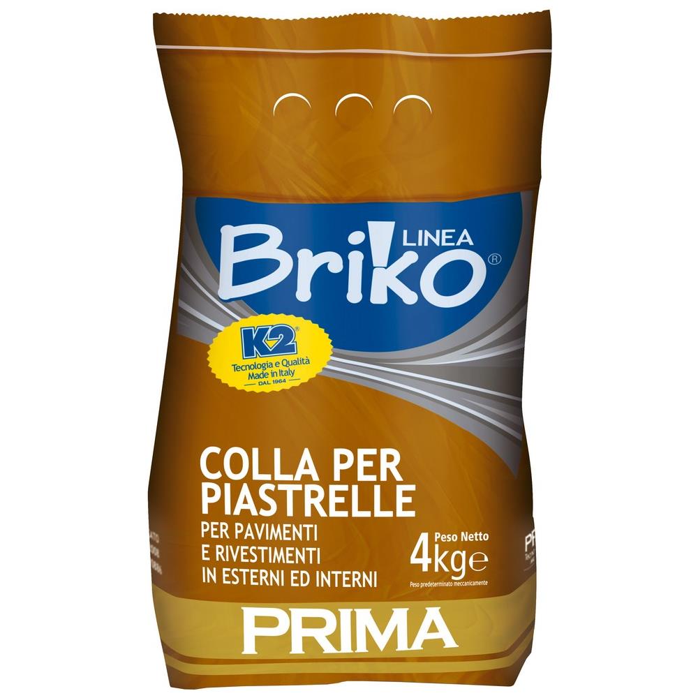 Briko k2 - colla 4 kg piastrelle int / est bianco