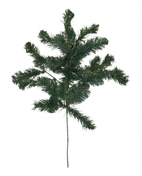 Rametto in pino per decorazioni natalizie h.60 cm composto da 28 rami verdi