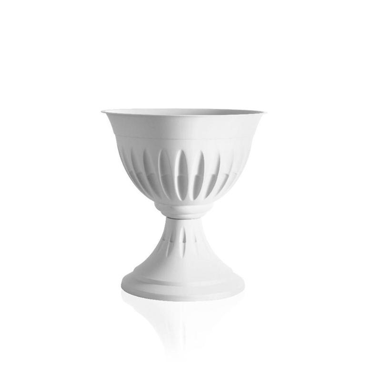 Vaso calice Bama Alba diametro 33 cm colore bianco