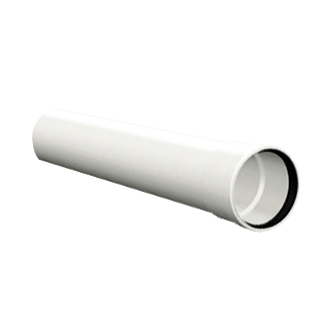 Tubo per caldaie a condensazione 50 cm - d. 80 mm bianco