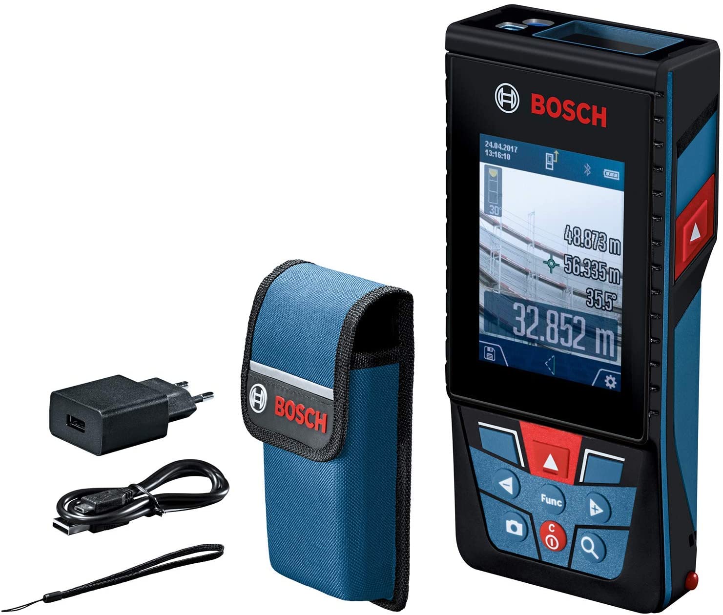 Distanziometro laser Bosch GLM 120 C 120 mt Bluetooth 4.2