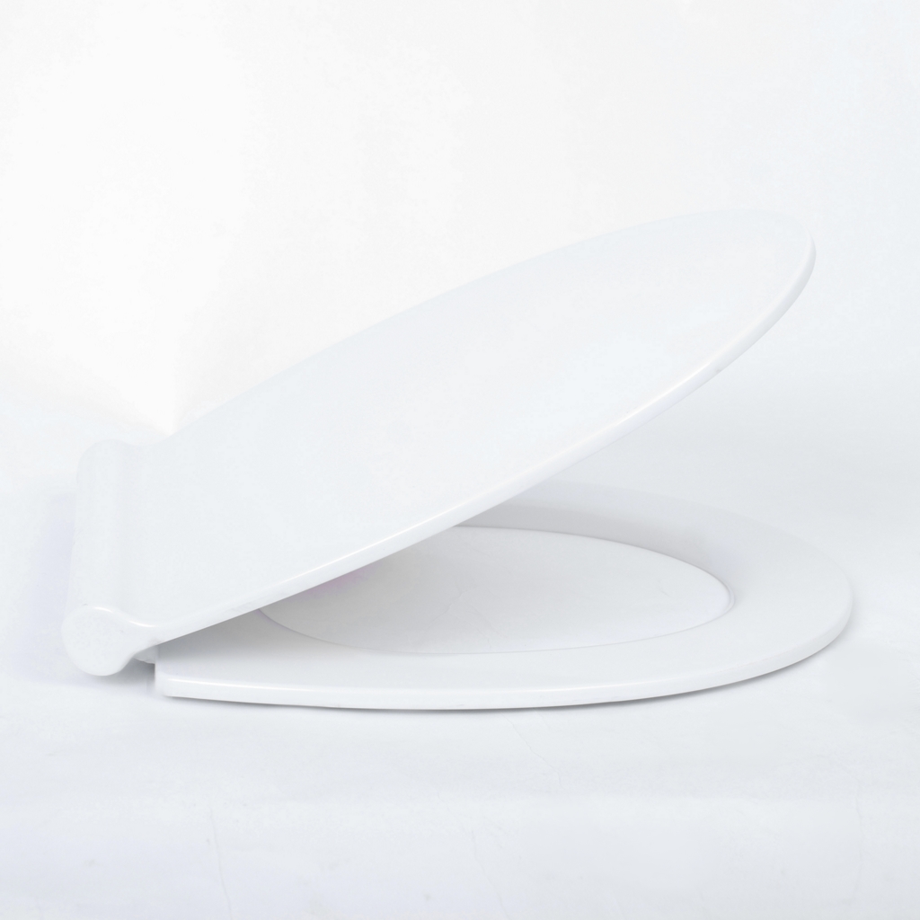 Sedile wc copri water soft close con cerniere bianco 37 x 44 cm