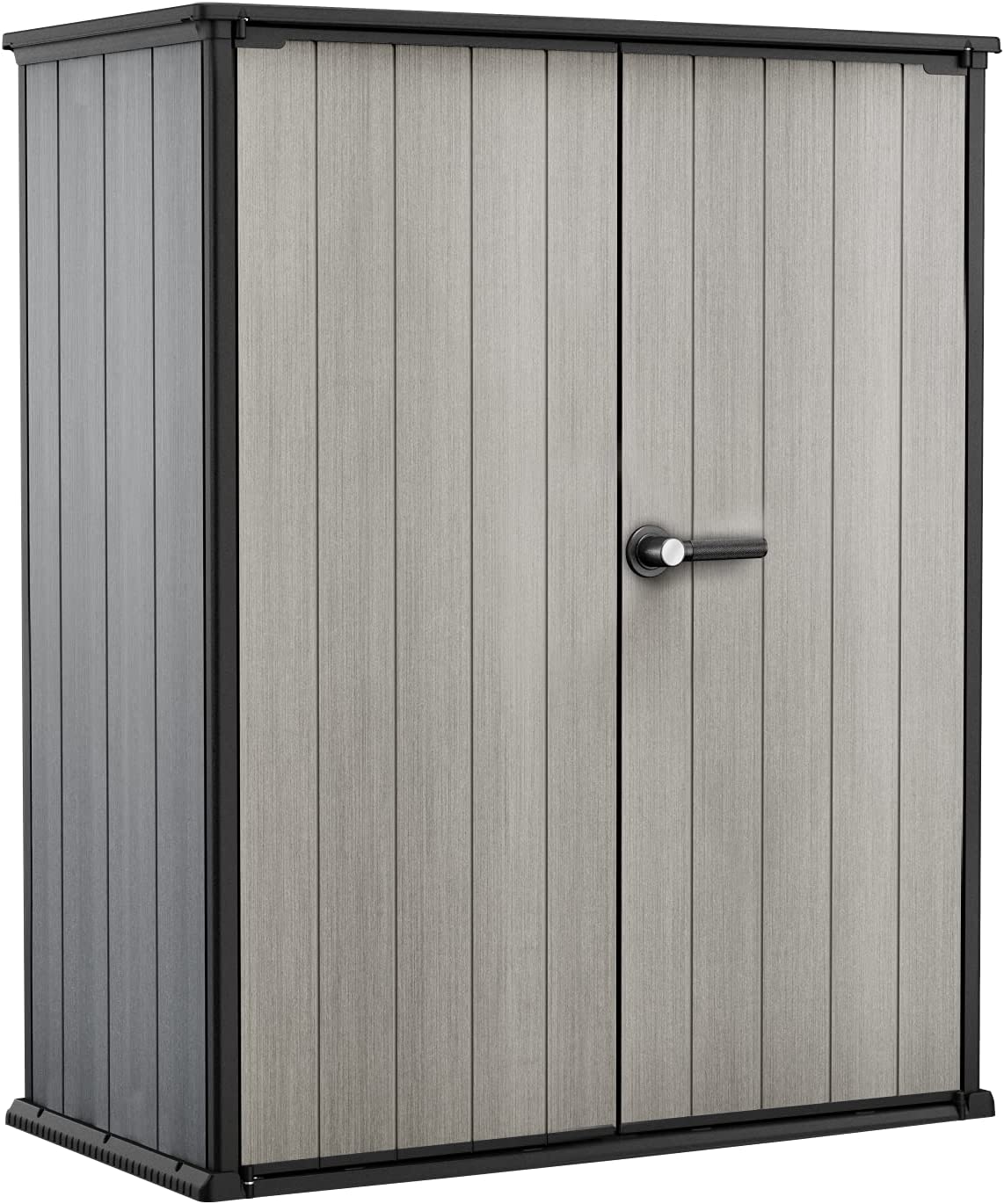 Armadio porta attrezzi da giardino Keter High-Store plus grigio 170,4x140x73,6 cm