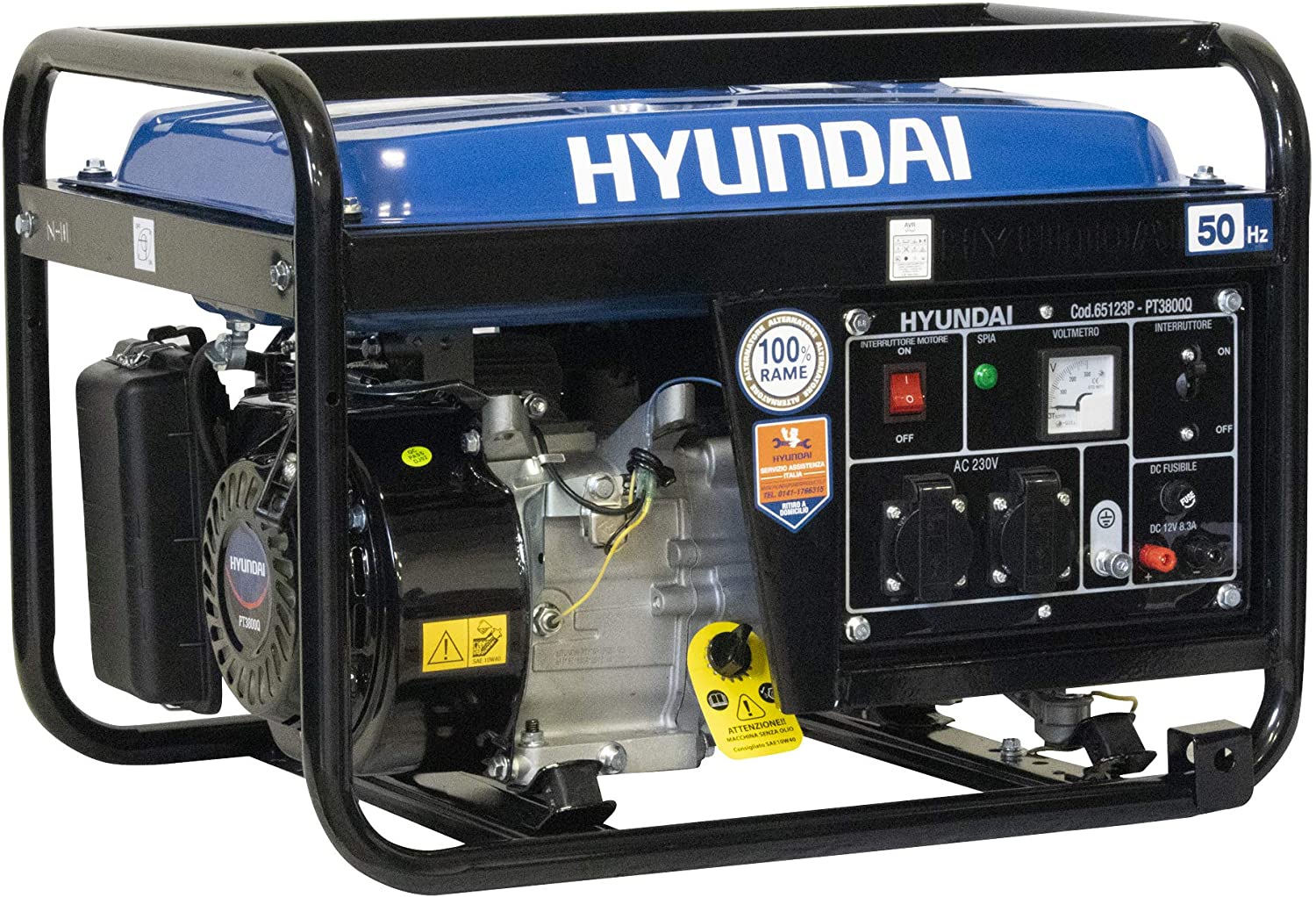 Generatore di corrente a benzina Hyundai PT3800Q