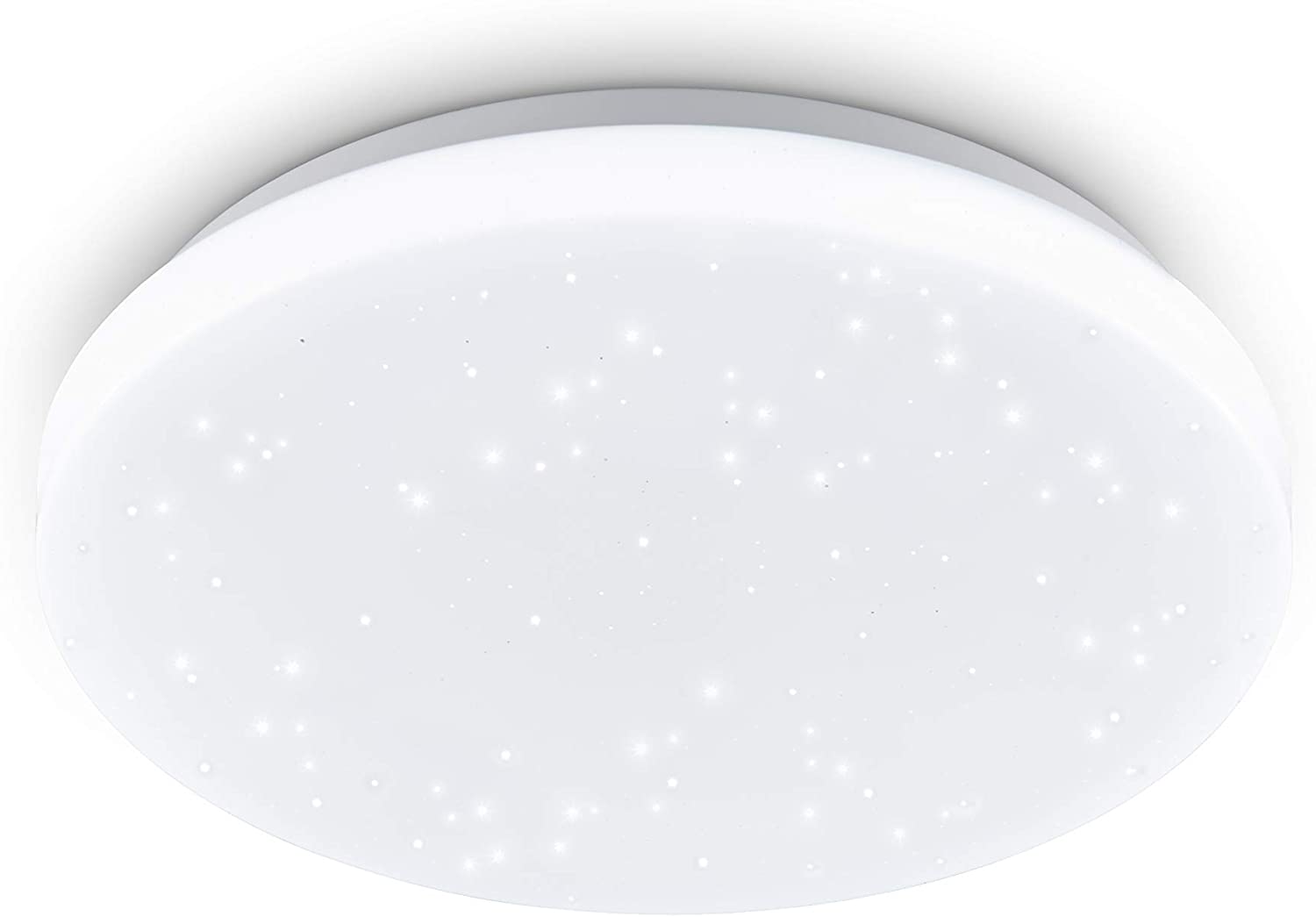Plafoniera a led integrato da interni Pogliola bianco diametro 24 cm luce naturale 4000K