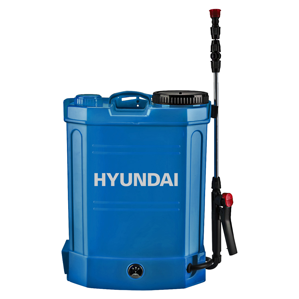 Pompa a spalla a batteria Hyundai 25910 12 V 8 Ah serbatoio 12 litri