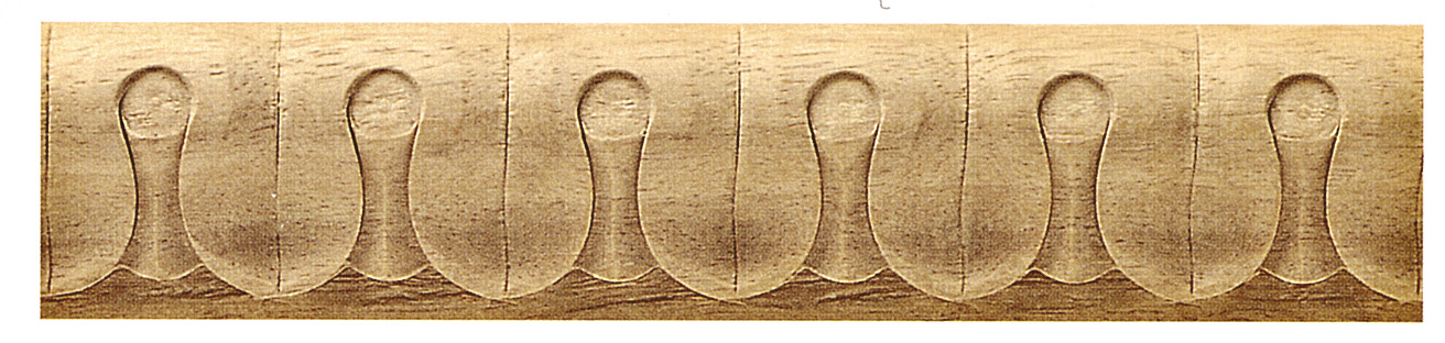 Cornice legno mm.17