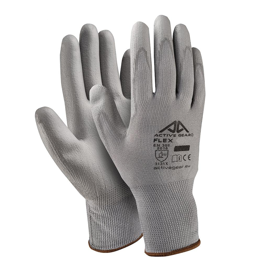 Guanti da lavoro in poliestere Active Gear Flex grigio taglia 8 - M