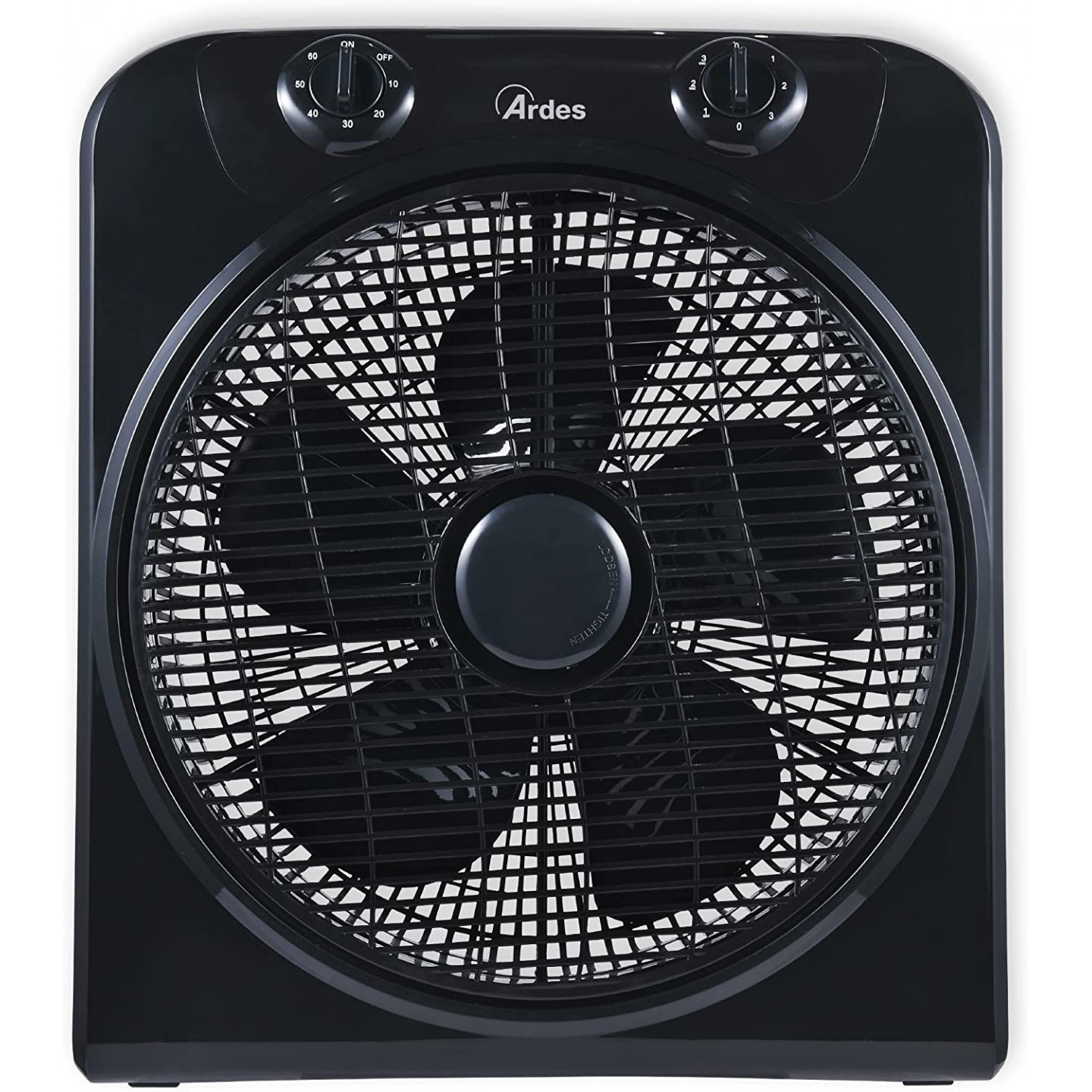 Ventilatore da pavimento Ardes nero 45 W con timer e 3 intensità di potenza